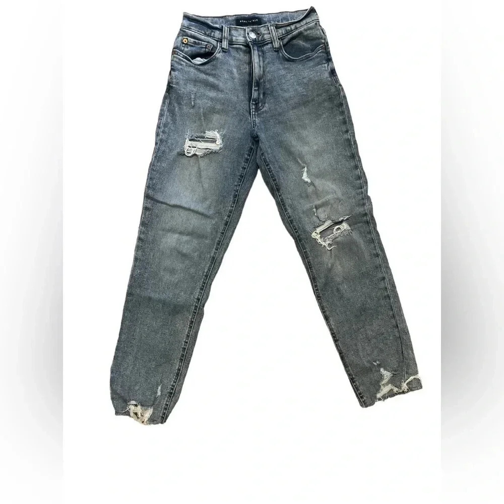 Aeropostale Curvy Mom Ripped Jeans - size 2